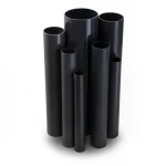 مواسير UPVC ضغط 4 بار قطر خارجي 160 مم سمك 3.2 مم لون اسود