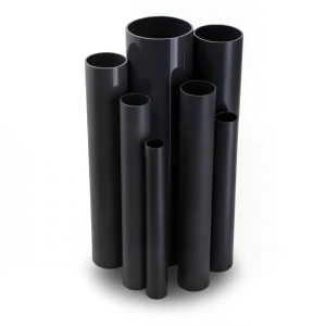 UPVC Pipes Nominal Pressure 4 Bar Size 160 mm Thickness 3.2 mm Black