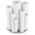 مواسير UPVC ضغط 2.5 بار قطر خارجي 160 مم سمك 1.8 مم لون أبيض