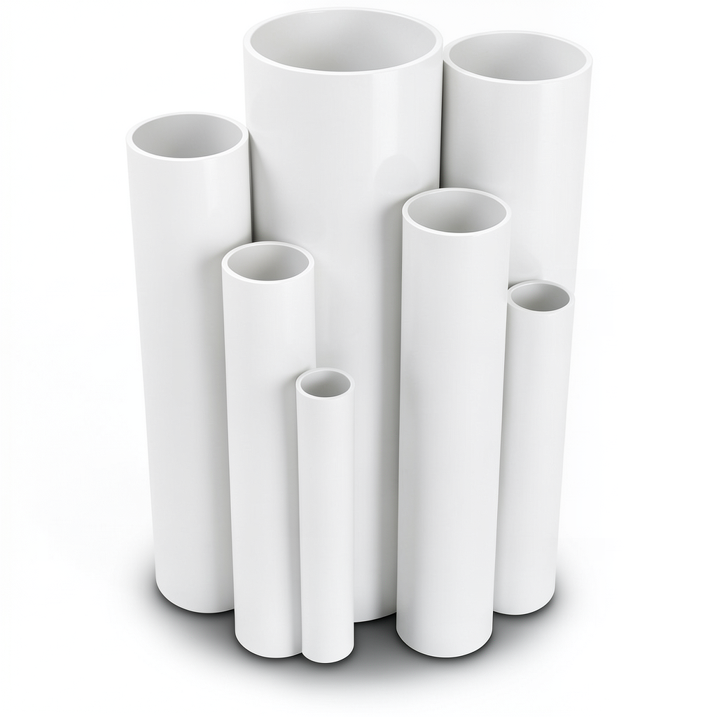 UPVC Pipes Pressure 2.5 Bar Outside Diameter 160 mm Thickness 1.8 mm White