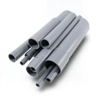 مواسير UPVC EPC 80 مقاس 1 إنش سمك 4.55 مم لون رمادي