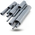 مواسير UPVC EPC 80 مقاس ¼ 1 إنش سمك 4.85 مم لون رمادي