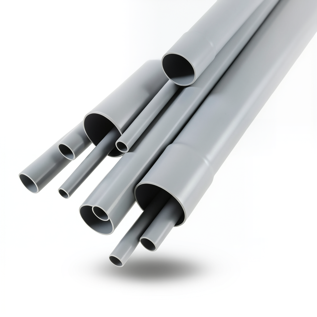 UPVC Pipes EPC 80 Size 1 ½ inch Thickness 5.08 mm Gray Colour