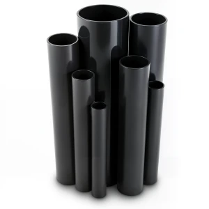 UPVC Pipes Nominal Pressure 6 Bar Outside Diameter 160 mm Thickness 4.7 mm Black