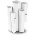 مواسير UPVC ضغط 4 بار قطر خارجي 160 مم سمك 3.2 مم لون أبيض