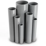 UPVC Pipes Pressure 6 Bar Outside Diameter 800 mm Thickness 23.3 mm Gray