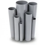 UPVC Pipes Pressure 4 Bar Outside Diameter 160 mm Thickness 3.2 mm Gray