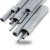 UPVC Pipes EPC 80 Size 3 Inch Thickness 7.62 mm Gray - Image 1