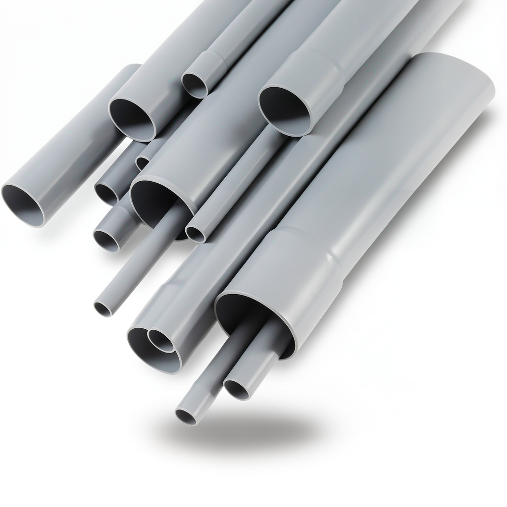 UPVC Pipes EPC 80 Size 3 Inch Thickness 7.62 mm Gray