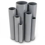 UPVC Pipes Pressure 10 Bar Outside Diameter 630 mm Thickness 30 mm Gray