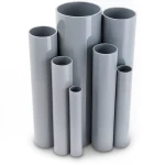 UPVC Pipes Pressure 6 Bar Outside Diameter 800 mm Thickness 23.3 mm Gray