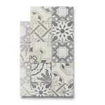 German Wall Decoration, Beige with Gray, Length 10 m, Width 0.53 m, Model 526318