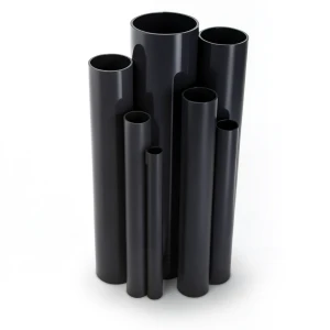 مواسير UPVC ضغط 6 بار قطر خارجي 800 مم سمك 23.3 مم لون أسود