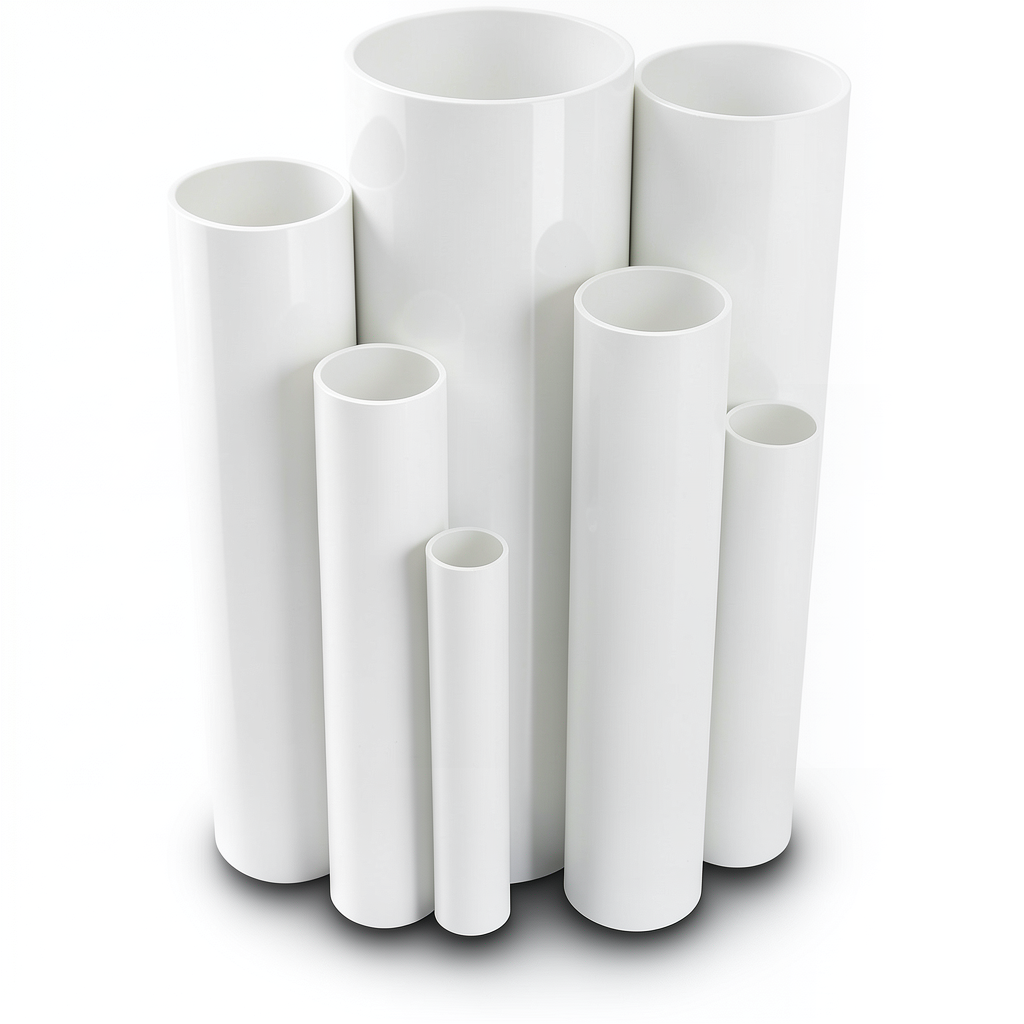 UPVC Pipes Nominal Pressure 4 Bar Outside Diameter 560 mm Thickness 11 mm White