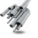 مواسير UPVC EPC 40 مقاس ½ 1 إنش سمك 3.68 مم لون رمادي