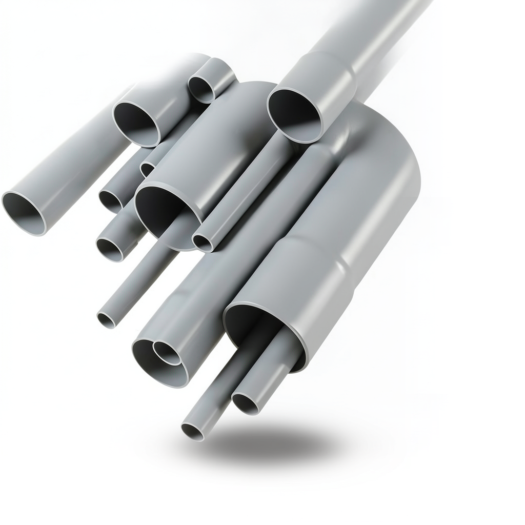 UPVC Pipes EPC 40 Size 1 ½ inch Thickness 3.68 mm Gray