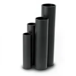 HDPE Pipes SDR 5 Outside Diameter 160 mm Thickness 32.1 mm Black