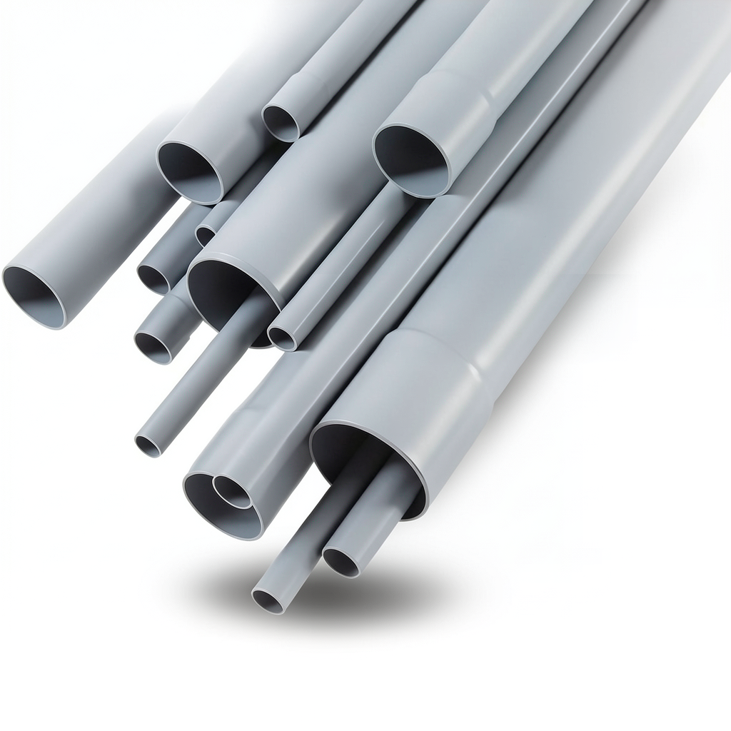 UPVC Pipes EPC 40 3 Inch Size Thickness 5.49 mm Gray Color