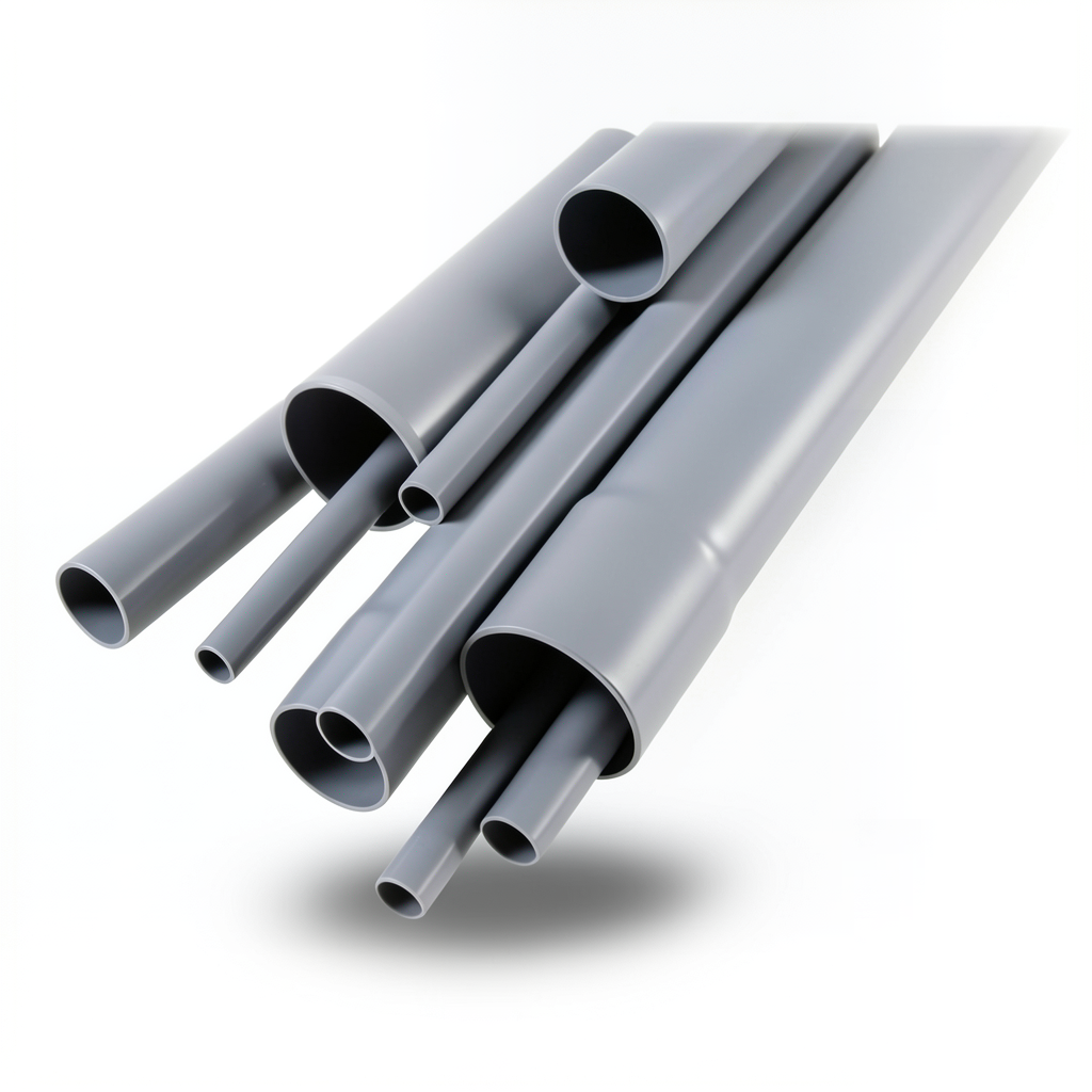 UPVC Pipes 4 Inch Thickness 6.02 mm Gray Color