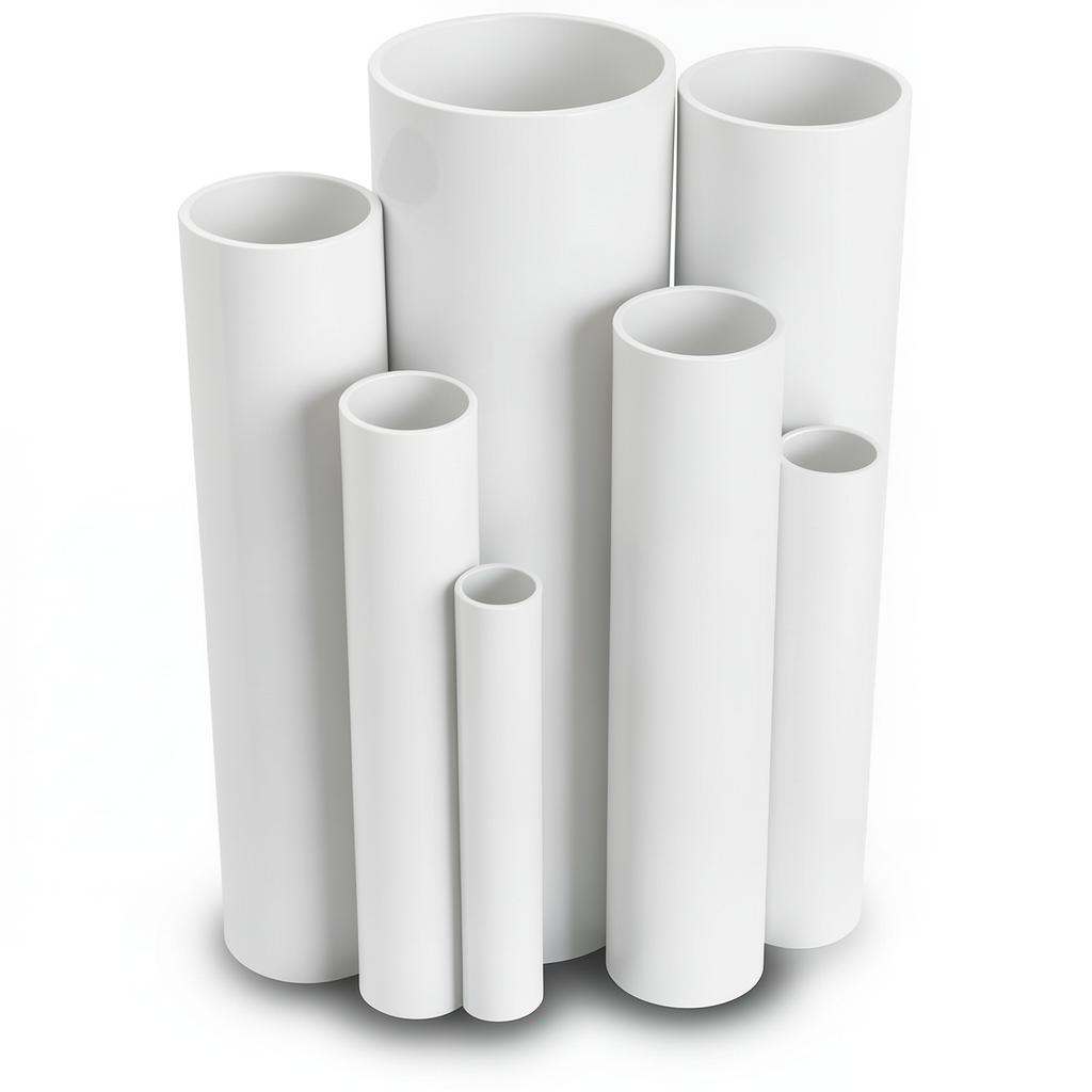 مواسير UPVC ضغط 4 بار قطر خارجي 560 مم سمك 11 مم لون أبيض