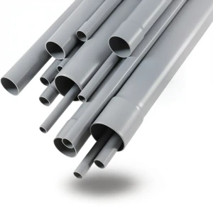 مواسير UPVC EPC 40 مقاس 5 إنش سمك 6.22 مم لون رمادي