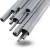 مواسير UPVC EPC 40 مقاس 5 إنش سمك 6.22 مم لون رمادي - Image 1