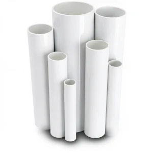 مواسير UPVC ضغط 6 بار قطر خارجي 500 مم سمك 14.6 مم لون أبيض