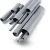 مواسير UPVC مقاس ¾ إنش سمك 2.87 مم لون رمادي - Image 1