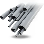 مواسير UPVC مقاس 1 إنش سمك 3.38 مم لون رمادي EPC 40