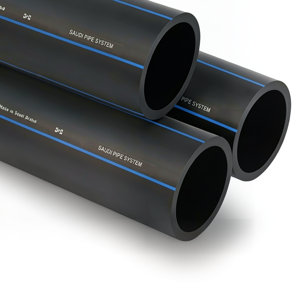 SPS HDPE Pipes PE 80 Pressure 12.5 Bar Outside Diameter 20 mm Thickness 2 mm Black | Saudi Pipes Systems (SPS)