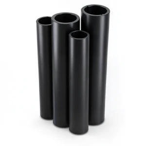 HDPE Pipes PE 80 Pressure 16 Bar Diameter 355 mm Thickness 39.7 mm Black