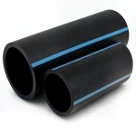 مواسير HDPE الوطني لشبكات المياه ذات الضغط العالي  ضغط 6 بار قطر خارجي 280 مم سمك 8.2 مم لون اسود
