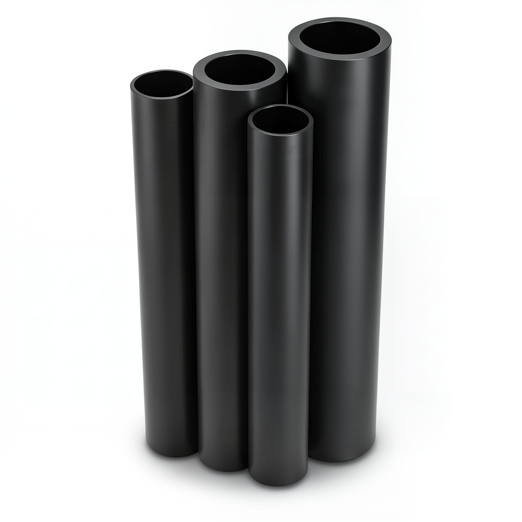 مواسير البولي ايثيلين عالي الكثافة HDPE PE 80 ضغط 16 بار قطر خارجي 450 مم سمك 50.3 مم لون أسود