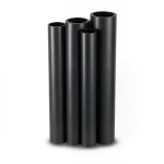 مواسير HDPE PE 80 ضغط 16 بار قطر خارجي 500 مم سمك 55.8 مم وزن 77.3 كجم/م لون أسود