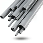 مواسير UPVC EPC 80 مقاس ½ 1 إنش سمك 5.08 مم لون رمادي