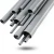 مواسير UPVC EPC 80 مقاس ½ 1 إنش سمك 5.08 مم لون رمادي - Image 1