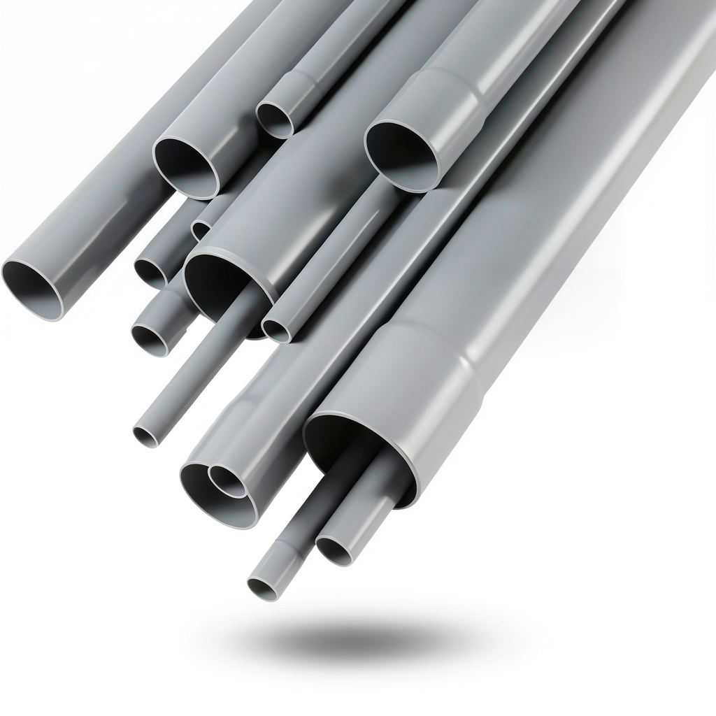 UPVC Pipes EPC 80 Size 1 ½ inch Thickness 5.08 mm Gray Colour