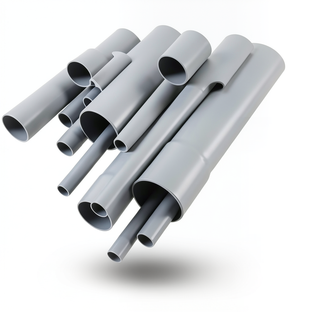 UPVC Pipes 4 Inch Thickness 6.02 mm Gray Color