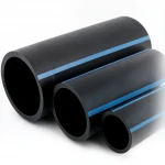 مواسير HDPE الوطني لشبكات المياه ذات الضغط العالي  ضغط 6 بار قطر خارجي 63 مم سمك 1.9 مم لون اسود
