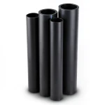 HDPE Pipes PE 80 Pressure 16 Bar Diameter 355 mm Thickness 39.7 mm Black