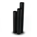 HDPE Pipes 16 Bar Pressure 75 mm Diameter 10.3 mm Thickness Black