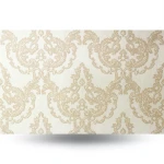 Italian Wallpaper Classic Design 10m x 1.06m Light Beige