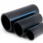 مواسير HDPE الوطني لشبكات المياه ذات الضغط العالي  ضغط 6 بار قطر خارجي 110 مم سمك 3.2 مم لون اسود