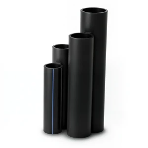 أنابيب HDPE SDR 5 قطر خارجي 90 مم سمك 18.1 مم لون أسود
