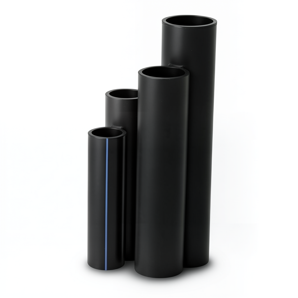 HDPE Pipes SDR 5 Outside Diameter 90 mm Thickness 18.1 mm Black
