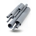 مواسير UPVC مقاس ¾ إنش سمك 3.91 مم لون رمادي EPC 80