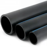 مواسير HDPE الوطني لشبكات المياه ذات الضغط العالي  ضغط 6 بار قطر خارجي 160 مم سمك 4.7 مم لون اسود