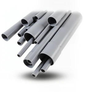 مواسير UPVC EPC 80 مقاس 1 إنش سمك 4.55 مم لون رمادي