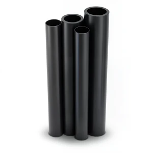 مواسير HDPE PE 80 ضغط 16 بار قطر 560 مم سمك 62.5 مم أسود