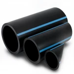 مواسير HDPE الوطني لشبكات المياه ذات الضغط العالي  ضغط 6 بار قطر خارجي 180 مم سمك 5.3 مم لون اسود